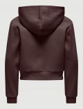 Maglia in felpa aperta Only - marrone - 2