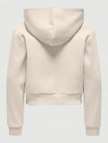 Maglia in felpa aperta Only - panna - 2