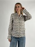 Camicia manica lunga Iblues - beige azzurro - 0