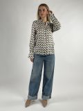 Camicia manica lunga Iblues - beige azzurro - 2