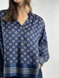 Camicia manica lunga Iblues - blu giallo - 1