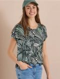 T-shirt manica corta Cecil - verde scuro - 0