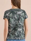 T-shirt manica corta Cecil - verde scuro - 4