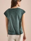 T-shirt manica corta Cecil - green - 3