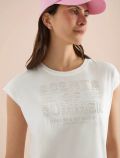 T-shirt manica corta Cecil - bianco - 1