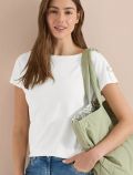 T-shirt manica corta Cecil - bianco - 0