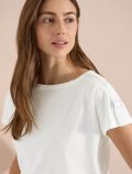 T-shirt manica corta Cecil - bianco - 1