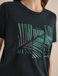 T-shirt manica corta Cecil - verde - 1