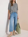 Camicia manica corta con scollo alla ... - verde - 2