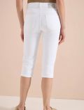 Jeans capri aderente elasticizzato. c... - bianco - 4