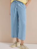Pantalone a palazzo alla caviglia eff... - light blue - 0