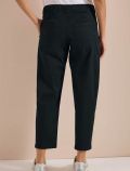 Pantalone a gamba dritta. chiusura co... - verde scuro - 4