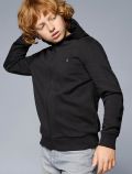 Maglia in felpa aperta Calvin Klein - black - 1