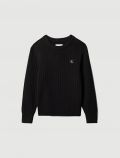 Pullover manica lunga Calvin Klein - black - 0