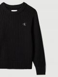 Pullover manica lunga Calvin Klein - black - 1