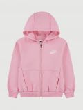 Felpa sportiva aperta Nike - rosa - 0