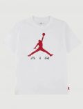 T-shirt manica corta sportiva Jordan - bianco - 0