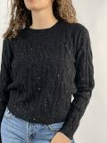 Pullover manica lunga Griffai - nero - 1