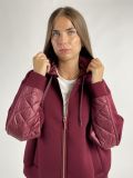 Maglia in felpa zip cappuccio Freedom By Pennyblack - bordeaux - 1
