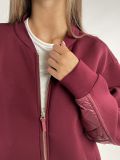 Maglia in felpa zip cappuccio Freedom By Pennyblack - bordeaux - 3
