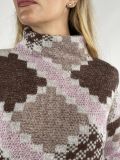 Pullover manica lunga Pennyblack - rosa marrone - 1