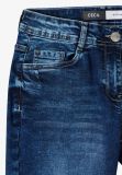 Jeans elasticizzato a vita media. chi... - blu - 1