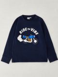 T-shirt manica lunga I Do - navy - 0