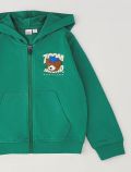 Maglia in felpa aperta I Do - verde - 1