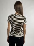 Maglia manica corta Liu Jo - panna nero - 3