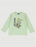 T-shirt manica lunga Chicco - verde - 0