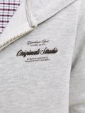 Maglia in felpa aperta Jack & Jones - grigio chiaro - 1