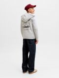 Maglia in felpa aperta Jack & Jones - grigio chiaro - 5