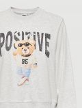 Maglia in felpa Only - grigio - 1