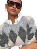 Pullover manica lunga Only - grigio - 1