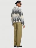 Pullover manica lunga Only - grigio - 3