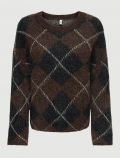 Pullover manica lunga Only - marrone - 0