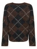 Pullover manica lunga Only - marrone - 2