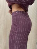 Pantalone Artigli - vino - 1