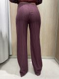 Pantalone Artigli - vino - 3