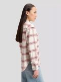 Camicia manica lunga Lee - bianco rosso - 3