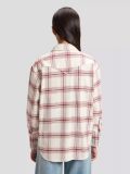 Camicia manica lunga Lee - bianco rosso - 4