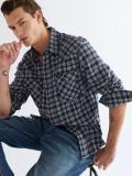 Camicia manica lunga casual Wrangler - deep blue - 1
