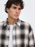 Camicia manica lunga casual Only & Sons - coffe - 1