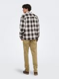 Camicia manica lunga casual Only & Sons - coffe - 5