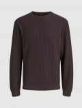 Maglia manica lunga casual Jack & Jones - cioccolato - 0