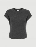 Maglia manica corta Jdy - dark grey melange - 0