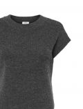 Maglia manica corta Jdy - dark grey melange - 1