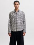 Camicia manica lunga flanella Jack & Jones - antique white - 0