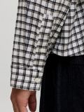 Camicia manica lunga flanella Jack & Jones - antique white - 4