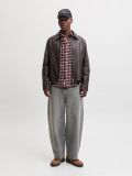 Camicia manica lunga flanella Jack & Jones - cioccolato - 3
